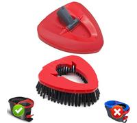 Tête de balai pour Vi-Ledar Turbo Mop 1 Tank system, base pivotante et brosse triangulaire pour Turbo Smart/EasyWring &Clean accessoires mop, 1 brosse + 1 base mop