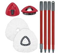 Tête de balai rotatif, base, poignée, tête de brosse de rechange pour système de réservoir Ocedar Easywring 1 à 4 sections, tête de balai de rechange pour O Cedar Easywring