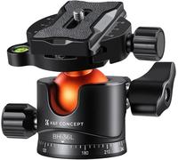 Tête De Balle 360°Rotatif Ball Head Adaptateur Rotule Ball Tête Vis 3/8" Avec Plaque Rapide De Vis 1/4" Pour Trépied Et Caméra Charge Max 16Kg[YIN4186209]