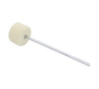 Tête de Batteur M1 pour Pédale de Grosse Caisse, Acier Inoxydable | Feutre Léger, Son et Toucher Traditionnels, Accessoire pour Batterie et Tambour, Couleur Blanc