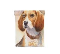 Tête de Beagle Aquarelle, Sac de Rangement pour Femmes, Portefeuille supérieur à Presser, Petit Porte-Monnaie, Pochette de Changement