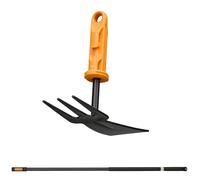 Tête de binette de jardin FISKARS ONECLICK avec fourche 5 cm + manche 119-174 cm