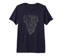 Tête de Bison T-Shirt Haut de Gamme