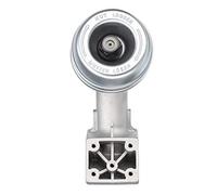 Tête de boîte de vitesse en alliage d'aluminium, 10 dents 25,4 mm pour débroussailleuse à tige droite compatible avec modèles Stihl FS120 FS, argent 75 x 155 mm