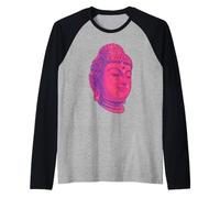 Tête de Bouddha Sainte et Chakra Manche Raglan
