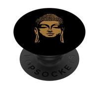 Tête de Bouddha Siddhartha Gautama PopSockets PopGrip Adhésif