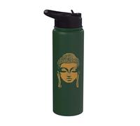 Tête de Bouddha Siddhartha Gautama Stainless Steel Insulated Water Bottle