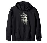 Tête de Bouddha Spirituel Zen Art Sweat à Capuche
