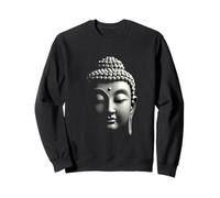 Tête de Bouddha Spirituel Zen Art Sweatshirt