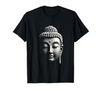 Tête de Bouddha Spirituel Zen Art T-Shirt