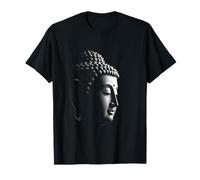 Tête de Bouddha Spirituel Zen Art T-Shirt