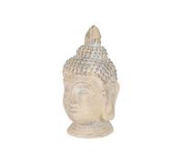 ECD Germany Tête de Bouddha Statue Sculpture Décoration Feng Shui Pierre Artificielle Multicolore