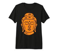 Tête de Bouddhiste de Sagesse Bouddhiste T-Shirt Haut de Gamme
