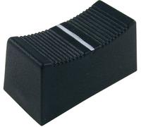 Tête de bouton à glissière Cliff CP3155 noir (L x l x H) 23 x 11 x 11 mm