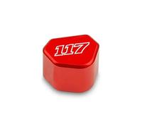 Tête De Bouton Capot De Commande Pour Softail Pour Low Pour Rider ST Pour FXLRST Pour FXRST Pour Breakout Pour Touring CVO 117 Bouton De Contacteur De Clignotants(rouge)