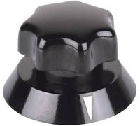 Tête de bouton rotatif Mentor 321.611 avec pointeur noir (Ø x H) 31.5 mm x 22 mm 1 pc(s)