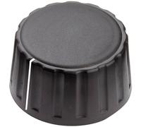 Tête de bouton rotatif Mentor 4334.6001 avec pointeur noir (Ø x H) 36 mm x 18.5 mm 1 pc(s)