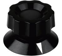 Tête de bouton rotatif Mentor 474.81 noir (Ø x H) 58 mm x 35.5 mm 1 pc(s)