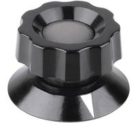 Tête de bouton rotatif Mentor 477.61 avec pointeur noir (Ø x H) 21 mm x 19 mm 1 pc(s)