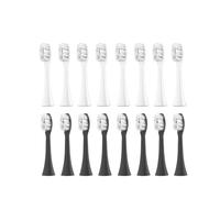 Tête de brosse à dents à poils souples, accessoires (4/8/16 pièces), compatible avec YS01(16PCS Black White)