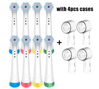 Tête De Brosse À Dents Compatible Avec Les Brosses À Dents Électriques Oral-B Io Series,Têtes De Brosse Io3/Io5/Io6/Io7/Io8/Io9/Io10 Ultimate Clean.Marron.