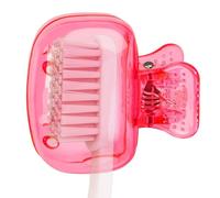 Tête de brosse à dents Cove - Clip de rangement pour brosse à dents Ravel - Étui de brosse à dents compact de voyage - Étui de voyage en plastique - Étui de brosse à dents pour le voyage à la maison,