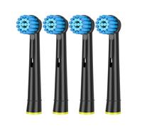 Tête de brosse à dents de rechange pour Oral B, anonyme, sensible, propre, Sensi, ultra-mince, soin des gencives-EB17S-4Noir