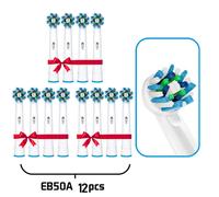 Tête de brosse à dents de rechange pour Oral B,pour brosse à dents électrique à Action croisée,buses de vitalité - Type 12pcs