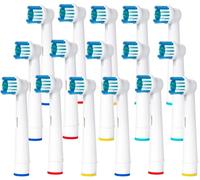 Tête De Brosse À Dents Électrique Compatible Avec La Tête De Brosse À Dents Pour Oral B Nettoyage En Profondeur (16)[Z768]