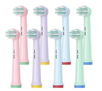 Tête De Brosse À Dents Électrique De Remplacement Pour Enfants,Têtes De Brosse Adaptées Aux Étapes Oral Pro-Health B D100K 4510K D10 D12.10X-8Pcs.