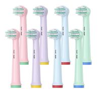 Tête De Brosse À Dents Électrique De Remplacement Pour Enfants,Têtes De Brosse Adaptées Aux Étapes Oral Pro-Health B D100K 4510K D10 D12.10X-8Pcs