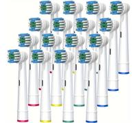 Tête De Brosse À Dents Électrique,Ensemble De 4/16/20/80 Pièces/Lot,Pour Oral B Sensible,Têtes De Brosse De Remplacement D25 D30 D32 D18 4739 3709,Vente En Gros.Sb17A 16Pcs.