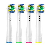 Tête de brosse à dents électrique sonique universelle de rechange, 4 pièces, poils souples DuPont, soins bucco-dentaires, nettoyage dentaire(25A)