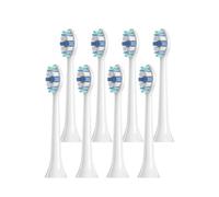 Tête de brosse à dents HX9034p, compatible avec les modèles Phil Soni HX3, HX6, HX9, HX3210, 3211, 6150, 6500, 6510, 6530, 9342, 6730, 9312 et 9372care Ips(HX9034P-8Pcs)