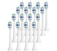 Tête de brosse à dents HX9034p, compatible avec les modèles Phil Soni HX3, HX6, HX9, HX3210, 3211, 6150, 6500, 6510, 6530, 9342, 6730, 9312 et 9372care Ips(HX9034P-16Pcs)