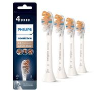 Tête de brosse à dents Philips Sonicare HX9094/10 A3 - Pack de 4 brossettes dentaires - Blanc