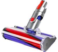 Tête de Brosse à Rouleau Souple pour Aspirateurs sans Fil Dyson V7 V8 V10 V11 V15 SV10 SV11 SV12 SV14 Accessoire de Remplacement pour Tête d’aspirateur à Dégagement Rapide Dyson, Adapté aux Sols Durs
