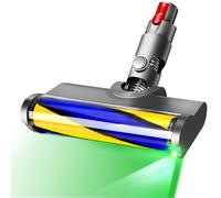 Tête de Brosse à Rouleau Souple pour Dyson V12 Detect Slim / V10 Slim Accessoires, nettoyeurs sans Fil pour sols en Bois Dur avec lumière Verte
