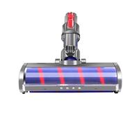 Tête de brosse à vide avec lumière LED, rouleau souple, aspiration réglable, Double rouleau, sélection, Compatible avec Dyson V7 V8 V10 V11 V15(Soft Roller)