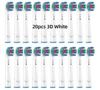 Tête De Brosse Buses Pour Braun Oral B Tête De Brosse À Dents De Remplacement Sensible Propre Sensi Tête De Brosse De Soin Des Gencives Ultra-Mince Pour Oralb.20Pcs-Ye18A