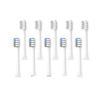 Tête de brosse, compatible avec XIAOMI, MIJIA T200 3ARLA62 | Embout de brosse à dents électrique blanc/gris bleu, brins souples, plastique(5white5whitegrayblue)
