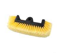 Tête de brosse de lavage de voiture de 25,4 cm compatible avec voiture, camping-car, camion, bateau, camping-car pour nettoyage extérieur avec poils doux et option de fixation de tuyau
