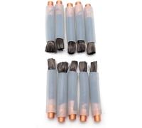 Tête de brosse de processeur de perles de soudage 10 pièces, nettoyeur de soudure de nettoyage TIG Mig polissage des joints de soudure pour machine de nettoyage de perles de soudage (M8)