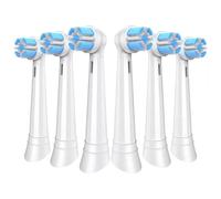Tête De Brosse De Rechange For Brosse À Dents Électrique. Compatible Avec Oral-B IO3, IO4, IO5 Et IO6 Les Brosses À Dents Électriques Soniques(6 White)