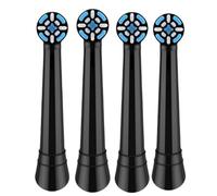 Tête De Brosse De Rechange For Brosse À Dents Électrique. Compatible Avec Oral-B IO7, IO8, IO9 Et IO10 Les Brosses À Dents Électriques Soniques(4 Black)