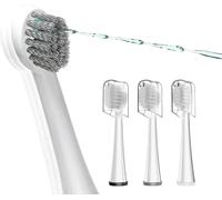 Tête De Brosse De Rechange Pour Brosse À Dents Waterpilk Sonic Fusion 2.0,Compacte,Blanche,Lot De 3,Poils Souples.3Pcs.