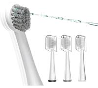 Tête De Brosse De Rechange Pour Brosse À Dents Waterpilk Sonic Fusion 2.0,Compacte,Blanche,Lot De 3,Poils Souples.3Pcs