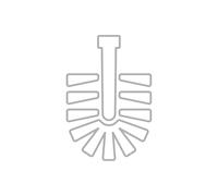Tête de brosse de rechange Zone Denmark noir, Designer Thomas Dudzinski, 9 cm