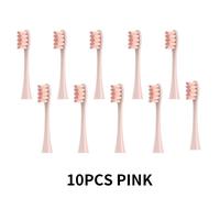 Tête De Brosse De Remplacement Pour Brosse À Dents Électrique Oclean,Poils Souples X/ X Pro/ Z1,Tête Remplaçable Adaptée Au Sonique O-Clean.10 Pink