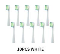 Tête De Brosse De Remplacement Pour Brosse À Dents Électrique Oclean,Poils Souples X/ X Pro/ Z1,Tête Remplaçable Adaptée Au Sonique O-Clean.10 White